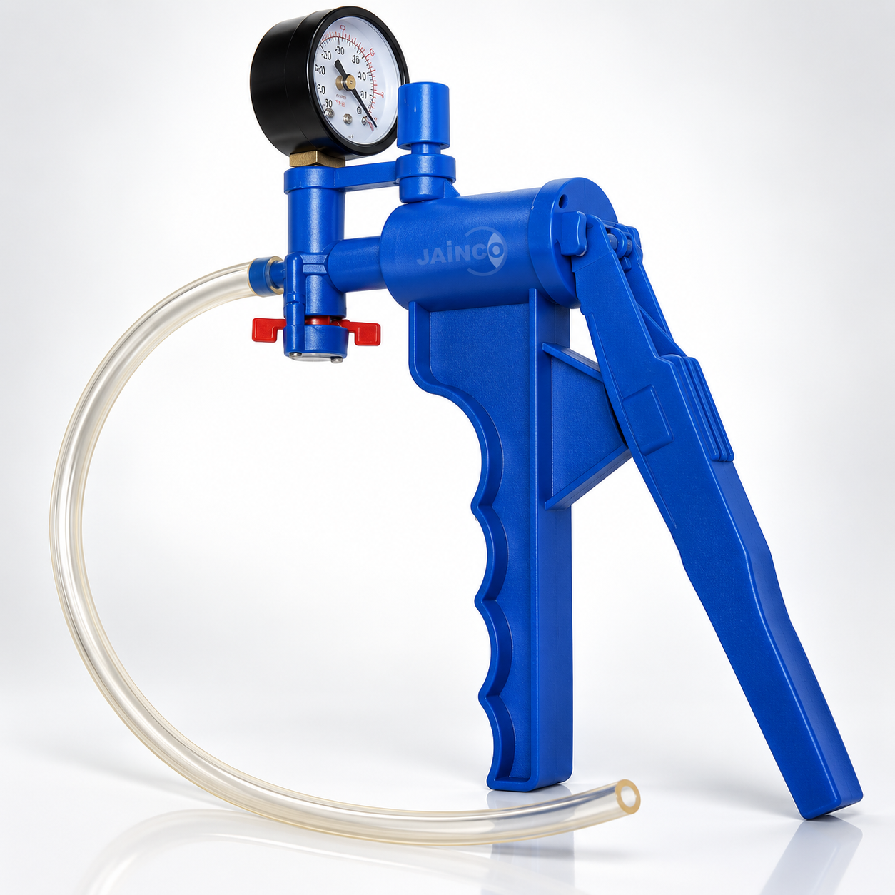 Hand Vacuum Pump with Pressure Gauge